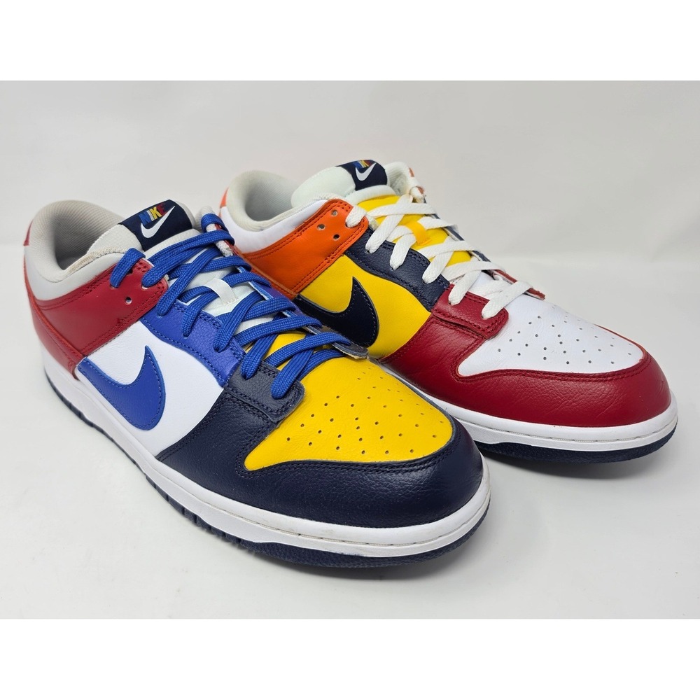 Nike Dunk Low JP QS What The Midnight Navy Varsity Maize IB2051-400 Mens Size 14